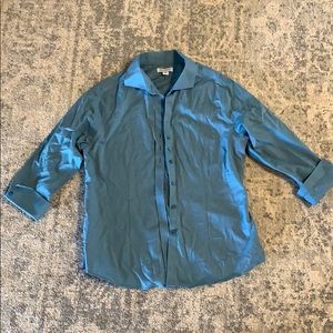 Red House Blue button down blouse